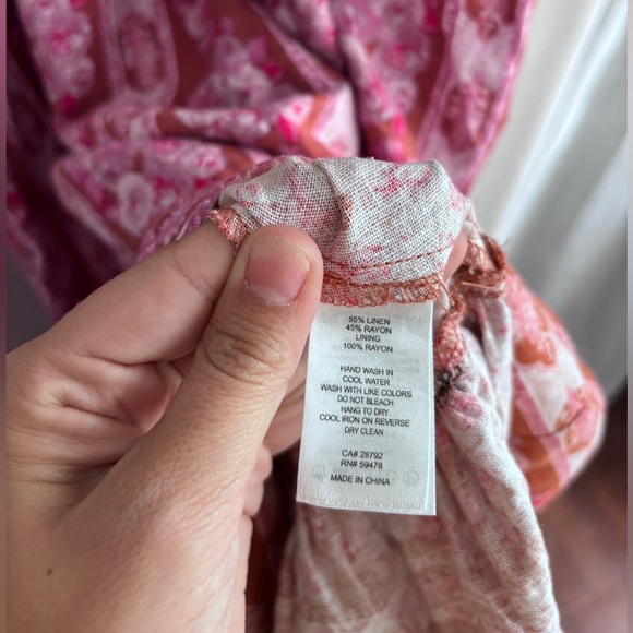 NWOT | House of Harlow floral linen dress - Picture 5 of 9